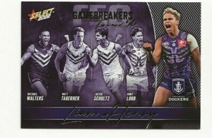 2022 SELECT FOOTY STARS GAMEBREAKERS F50 FREMANTLE LIAM HENRY GB26 CARD