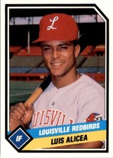 1989 CMC Louisville Red Birds Luis Alicea #14