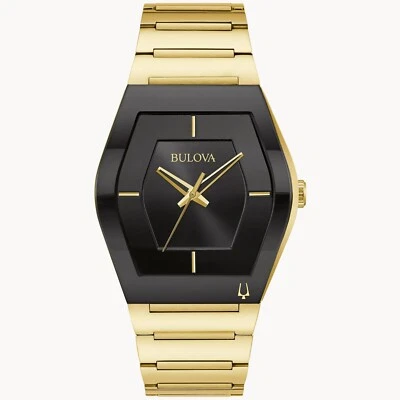 Bulova Gemini Modern Men's Quartz Gold Stainless Steel Band Watch 40mm 97A164 - Image 1 of 4