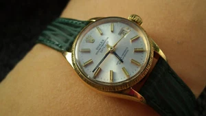 Rolex Datejust 750er Gelbgold massiv ! Vintage Rarität m. BOX & ZERTIFIKAT !! - Bild 1 von 19