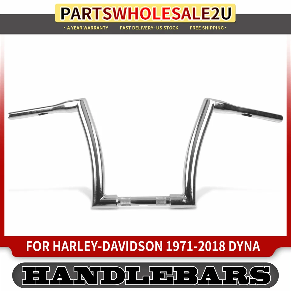 Manillar de 12" para Harley-Davidson Bad Boy Blackline Rocker C Sportster Deluxe Foto 1 de 4