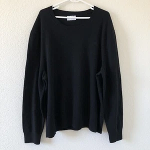 Suéter Calvin Klein 100 % lana bordado logotipo para hombre talla XXL negro - Imagen 1 de 6