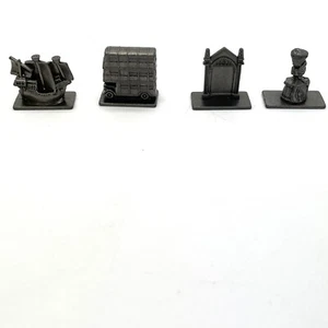 Harry Potter Scene It? 2nd Edition Replacement 4 Metal Pieces Parts Tokens - Picture 1 of 5