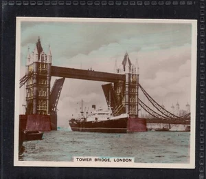 TOWER BRIDGE - 80 + year old English Tobacco Card # 223 - Picture 1 of 2