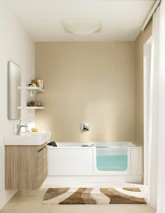 Artweger Twinline 2 Badewanne mit Tür 170 x 75 cm Wanne mit Einstieg