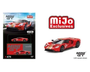 Mini GT 1:64 Ford GT Alan Mann Heritage Edition Diecast Model MGT00476-1I - Picture 1 of 5