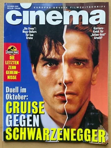 Cinema 10/1993 Filmmagazin OHNE! Sammelkarten, Jurassic Park, Cruise, Arnold - Bild 1 von 6