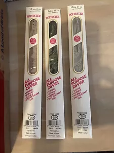 All Purpose Zippers 3 Pack - Picture 1 of 3