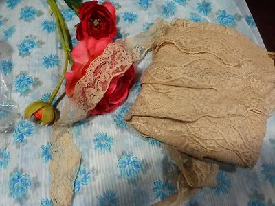 Beige, New, Lace 5mx4cm == 4lots Available - Image 1 of 2