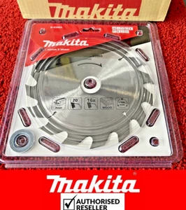 Hoja de sierra circular genuina Makita D-03903 para madera 185 x 30 mm x 16T - Imagen 1 de 3