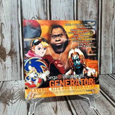 Sega Dreamcast Generator Vol. 1 Playable Bits & Video Clips NFR Ships Fast - Image 1 of 4