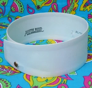 Vintage upright collar size 15.25 Austin Reed detachable 2" tall uniform 1960s - Picture 1 of 4