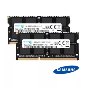 Samsung 16GB 2x 8GB 4GB 2G DDR3L 1600MHz PC3L-12800S 204Pin Laptop Memory LOT AU - Picture 1 of 13