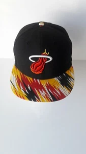 Miami Heat 9Fifty New Era Hardwood Classics Snapback Black Hat - Picture 1 of 9