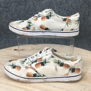 Vans Zapatos Mujer 6,5 Piña Skateboarding Tenis 721356 Blanco Punta Cerrada - Imagen 1 de 11