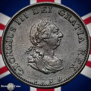 Great Britain 1799 Farthing 1/4d GB3197 - Picture 1 of 2