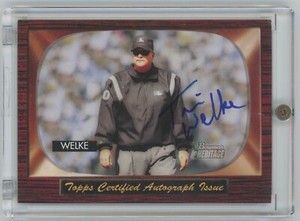 2004 Bowman Heritage Auto Tim Welke #SA-TW AL Umpire, Crew Chief - HTF!