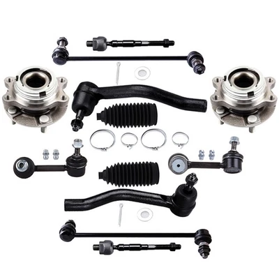 12x For 2007-13 Nissan Altima Front Sway Bar End Tie Rod Rack and Pinion Bellow Foto 1 de 4