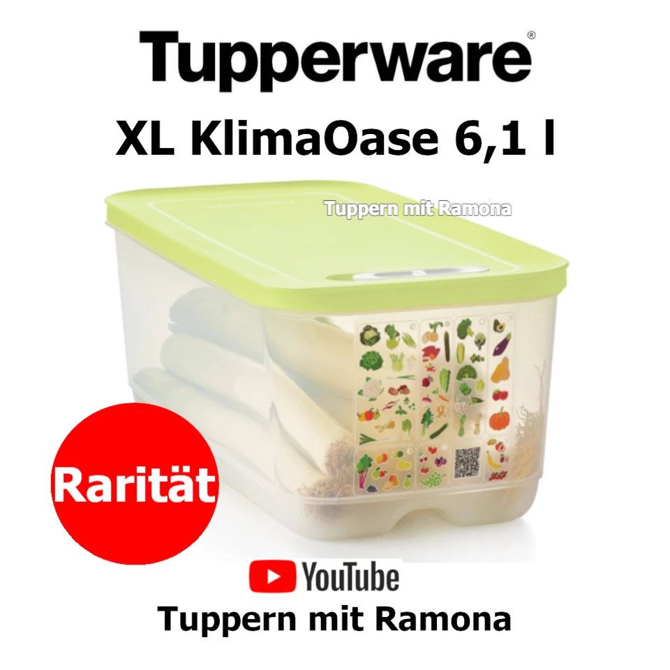 Tupperware XL Klima Oase 6,1l Klimabox Obst und Gemüse Kiste Frischebox neu/OVP - Bild 1 von 1