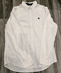 Camisa Express Para Hombre X-Large 100% Algodón Blanca Manga Larga Con Botones - Imagen 1 de 9