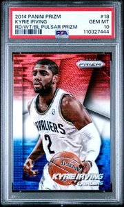 2014 PANINI PRIZM #18 KYRIE IRVING RD/WT/BL PULSAR PRIZM - Picture 1 of 1