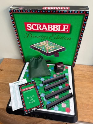 Scrabble Prestige Edition - 100% Complete With Turntable & Working Timer | Boxed - Image 1 of 4
