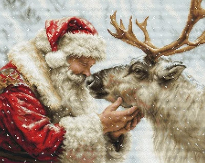 Hágalo usted mismo Kit de punto de cruz Kit de punto de cruz Luca-S DORADO - El calor de la amistad,... Foto 1 de 2