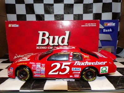 Wally Dallenbach #25 Budweiser 1999 Monte Carlo carro escala 1:24 BW BANK NASCAR - Imagem 1 de 4