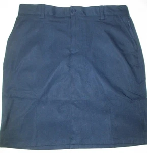 LANDS END Classic Navy School Uniform Active Top of Knee Skort Girls 16 *NEW* - Picture 1 of 7