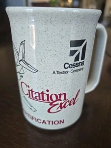 Tazza Mug Cessna Citation Certificazione Tipo Excel - Textron - Foto 1 di 5