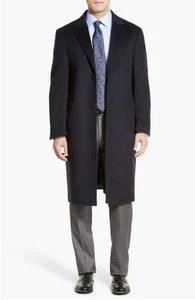 Hart Schaffner Marx Sheffield Classic Fit Mantel aus Wolle und Kaschmir Herren 44R - Bild 1 von 18