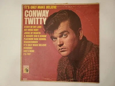 Poor Condition - Conway Twitty - It's Only Make Believe (Vinyl Record LP) - Image 1 of 2