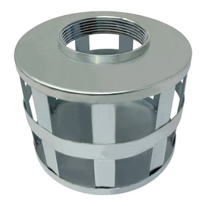 3" Suction Strainer, Square Hole, Zinc Plated Steel - Picture 1 of 1