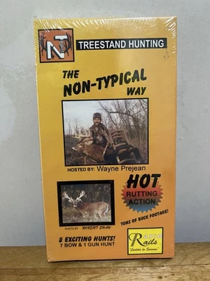 The Non-Typical Way Wayne Prejean Treestand Hunting Instructional VHS Tape NEW - Image 1 of 4