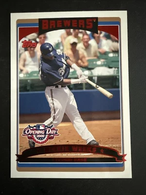 2006 Topps Opening Day - Rickie Weeks #39 Red Foil /2006 - Image 1 of 2
