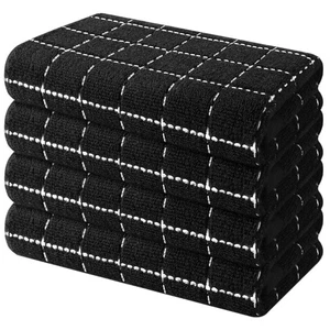 Toallas de cocina de tela de rizo 100 % algodón, toallas de plato súper suaves y absorbentes... - Imagen 1 de 9