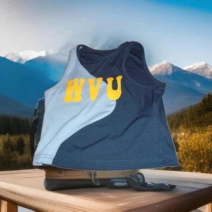WEST VIRGINIA UNIVERSITY TEEN GIRLS TANK TSHIRT SIZE S/4 - Picture 1 of 2
