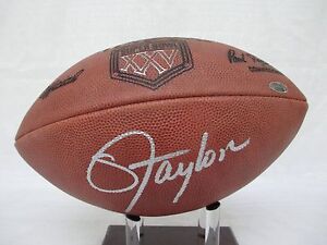 Lawrence Taylor Signed Wilson Super Bowl XXV New York Giants Football TriStar 