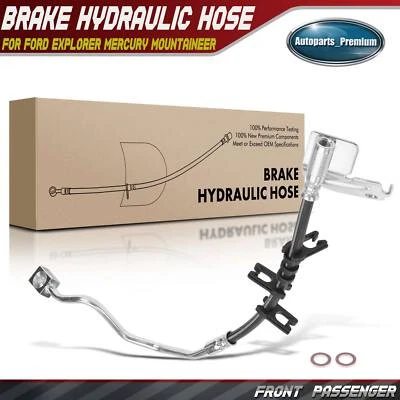 Mangueira hidráulica de freio dianteiro direito para Ford Explorer Mercury Mountaineer 2002-2005 - Imagem 1 de 4