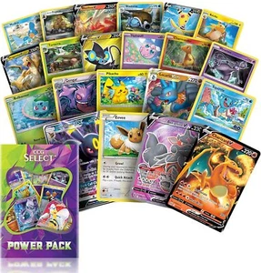 CCG Select | Pokemon Power Pack | 50+ Cards | 4 Holos or Rares | 1 Ultra Rare