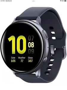 Samsung Galaxy Watch Active 2 44mm GPS Smartwatch + Charging Dock Bundle Black.. - Picture 1 of 4