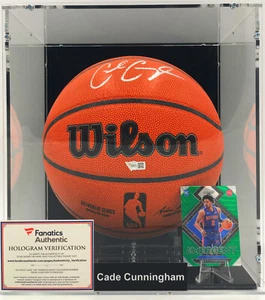 Detroit Pistons CADE CUNNINGHAM SIGNIERTER NBA Basketball SHOWCASE Fanatics Auth - Bild 1 von 12