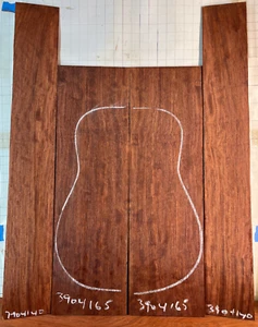 beautiful curly quartered curly Bubinga tonewood guitar luthier set back sides - Picture 1 of 9