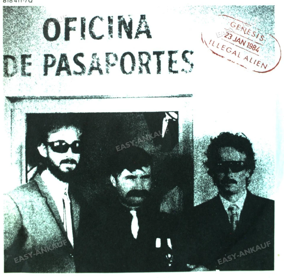 Genesis - Illegal Alien 7in (VG/VG) . - Image 1 of 1