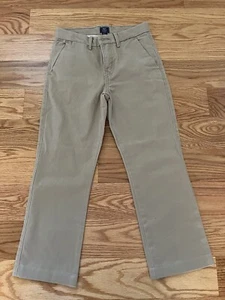 GAP Kids Pants Slim Straight Regular Fit 10 Beige - Picture 1 of 4