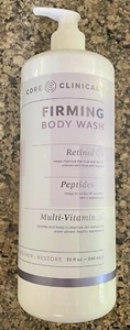 NUEVO GEL DE DUCHA REAFIRMANTE CORE CLINICS 32 OZ RETINOL PÉPTIDOS VITAMINA - Imagen 1 de 2