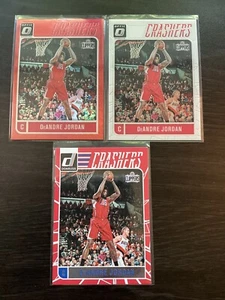 DeAndre Jordan 2016-17 Donruss Optic Red 41/99 Base & White #1 Crashers Clippers - Picture 1 of 2