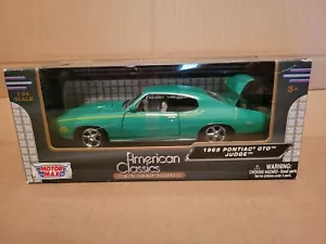 Motor Max 1969 Pontiac GTO Judge Maßstab 1:24 Neu Originalverpackt - Bild 1 von 5