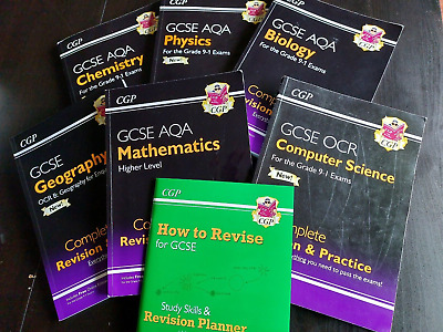 9-1 GCSE AQA Complete Revision & Practise Guide By CGP Books • 6£