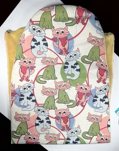 Vintage (Inspired?) Atomic Cat Ironing Board Cover 42" X 17" Great Cond! (Read) - Picture 1 of 10